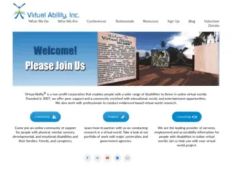 Virtualability.org(A Supportive Environment) Screenshot