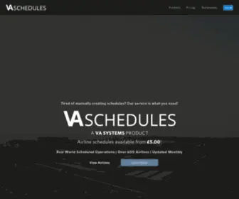 Virtualairlineschedules.net(VA SYSTEMS) Screenshot
