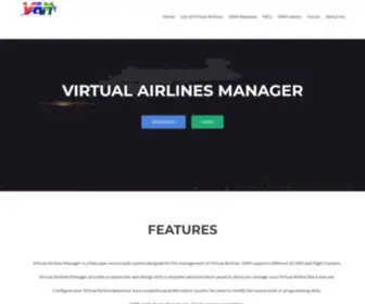 Virtualairlinesmanager.net(Virtual Airlines Manager) Screenshot