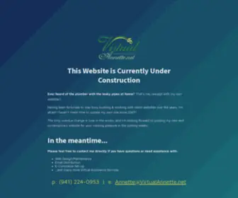 Virtualannette.net(Virtual Assistance & Web Services) Screenshot