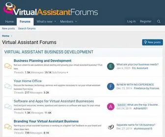 Virtualassistantforums.com(Virtual Assistant Forums) Screenshot