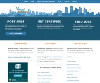 Virtualassistantjobs.com(Virtual Assistant Jobs) Screenshot