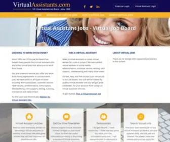 Virtualassistants.com(Virtual Assistant Jobs) Screenshot
