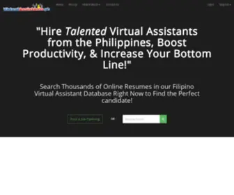 Virtualassistants.ph(Find a Virtual Assistant in the Philippines) Screenshot