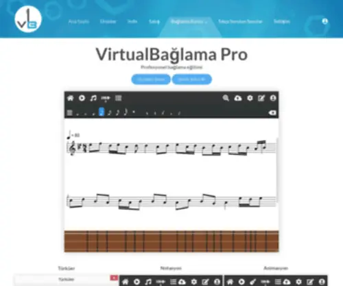 Virtualbaglama.com(Ana Sayfa) Screenshot