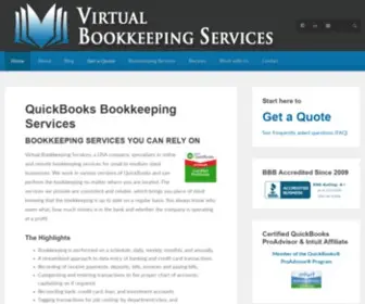 Virtualbookkeepingservices.com(QuickBooks Bookkeeping Services) Screenshot