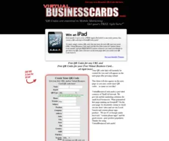 Virtualbusinesscards.mobi(Virtualbusinesscards mobi) Screenshot