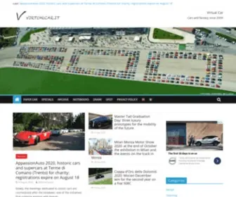 Virtualcar.it(Automobili e fantasia dal 2004) Screenshot