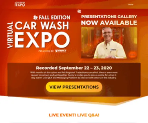 Virtualcarwashexpo.com(Virtualcarwashexpo) Screenshot