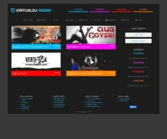 Virtualdjradio.com(Virtual DJ Radio) Screenshot