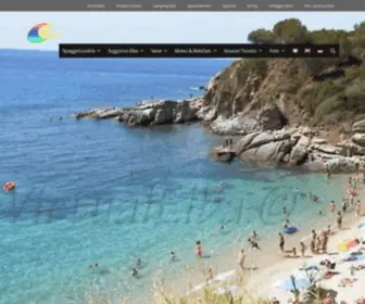 Virtualelba.it(Hotel, residence, camping, alberghi, appartamenti, campeggi, case) Screenshot