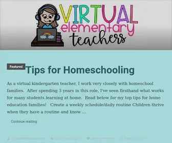 Virtualelementaryteachers.blog(A Kindergarten Girl Teaching in a Virtual World) Screenshot