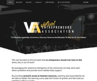 Virtualentrepreneursassociation.org(The place for Connections) Screenshot