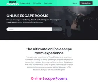 Virtualescaping.com(Virtual Escaping) Screenshot