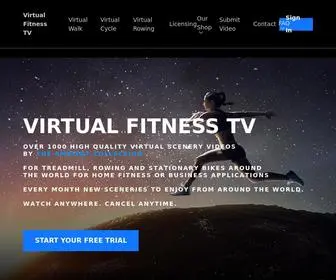 Virtualfitnesstv.com(Virtual Fitness TV) Screenshot