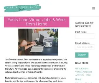 Virtualfreelanceguide.com(Virtual Freelance Guide) Screenshot