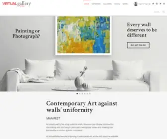 Virtualgallery.com(Buy and sell art online) Screenshot