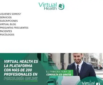 Virtualhealth.com.co(Tú Ayuda Psicológica Online) Screenshot