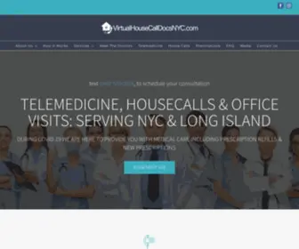 Virtualhousecalldocsnyc.com(Telemedicine & On) Screenshot