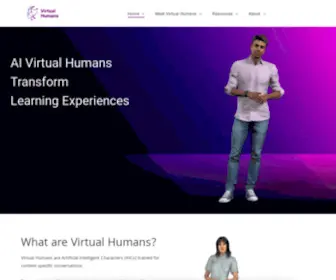 Virtualhumans.io(Virtual Humans) Screenshot