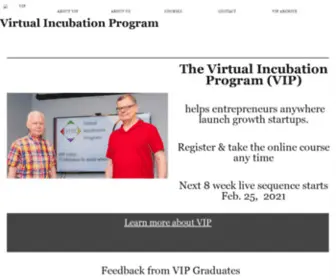 Virtualincubationprogram.com(We help rural entrepreneurs build growth companies) Screenshot