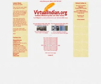 Virtualindian.org(The Virtual Indian Website) Screenshot