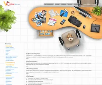 Virtualinfocom.co.in(Web design company kolkata) Screenshot