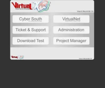 Virtualix.co.za(Virtual Internet Exchange) Screenshot