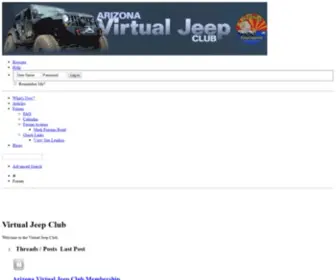 Virtualjeepclub.com(Virtual Jeep Club) Screenshot