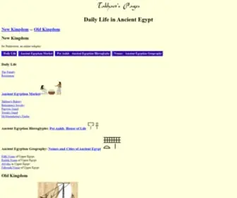 Virtualkemet.com(Daily Life in Ancient Egypt) Screenshot