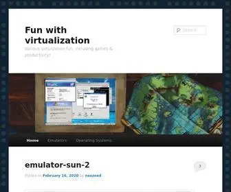 Virtuallyfun.com(Fun with virtualization) Screenshot