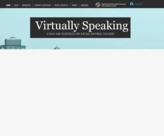 Virtuallyspeaking.biz(Virtually Speaking) Screenshot