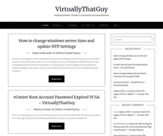 Virtuallythatguy.co.uk(Anything VMware) Screenshot