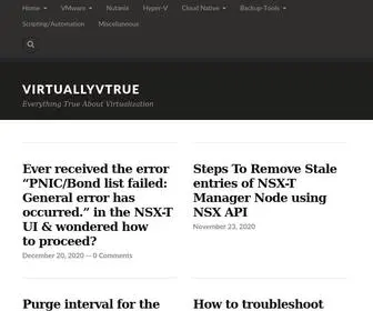 Virtuallyvtrue.com(Everything True About Virtualization) Screenshot