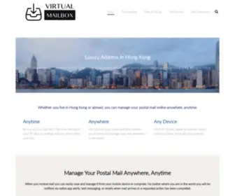 Virtualmailbox.hk(Manage Your Postal Mail Anywhere) Screenshot