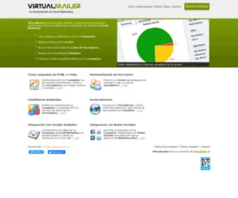 Virtualmailer.com.ar(Tu herramienta de Email Marketing) Screenshot