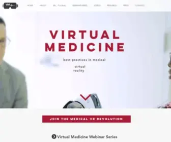 Virtualmedicine.health(Virtual Medicine unifies the medical virtual reality (VR)) Screenshot
