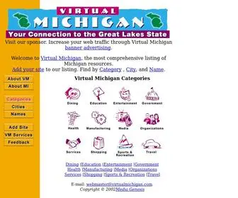 Virtualmichigan.com(Virtual Michigan) Screenshot