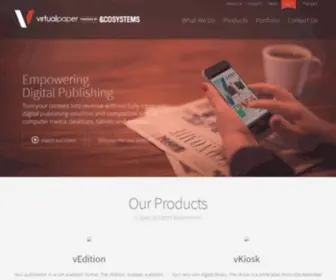 Virtualpaper.com(Digital Publishing Solutions) Screenshot