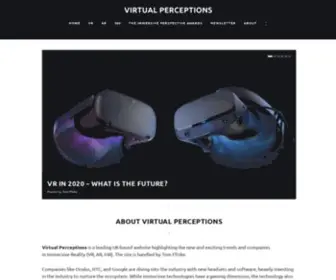 Virtualperceptions.com(Analysis of the immersive reality industry (VR) Screenshot
