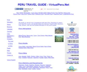 Virtualperu.net(Everything about Peru) Screenshot