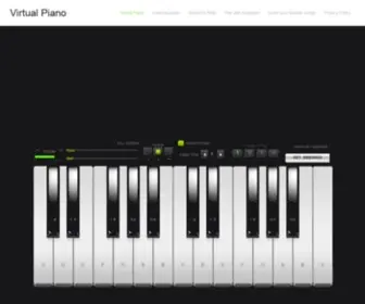 Virtualpianoonline.info(Virtual Piano) Screenshot