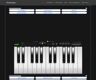 Virtualpianopro.info(Virtual Piano) Screenshot