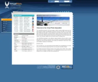 Virtualpilots.org(Virtual Pilots Association) Screenshot