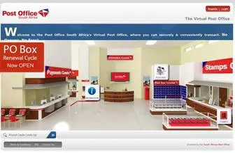 Virtualpostoffice.co.za(The Virtual Post Office) Screenshot