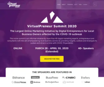 Virtualpreneursummit.com(Virtual Summit) Screenshot