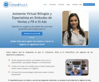 Virtualpro24.com(Asistente Virtual y Especialista en FB e IG Ads) Screenshot
