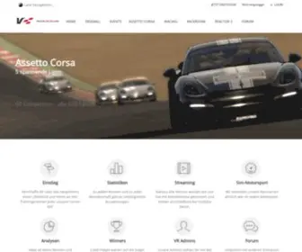 Virtualracing.org(Das Portal für virtuellen Motorsport in Deutschland) Screenshot