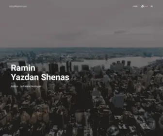 Virtualramin.com(Ramin Yazdan Shenas Official Website) Screenshot