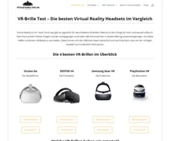 Virtualreality-Info.de(VR Brille Test) Screenshot